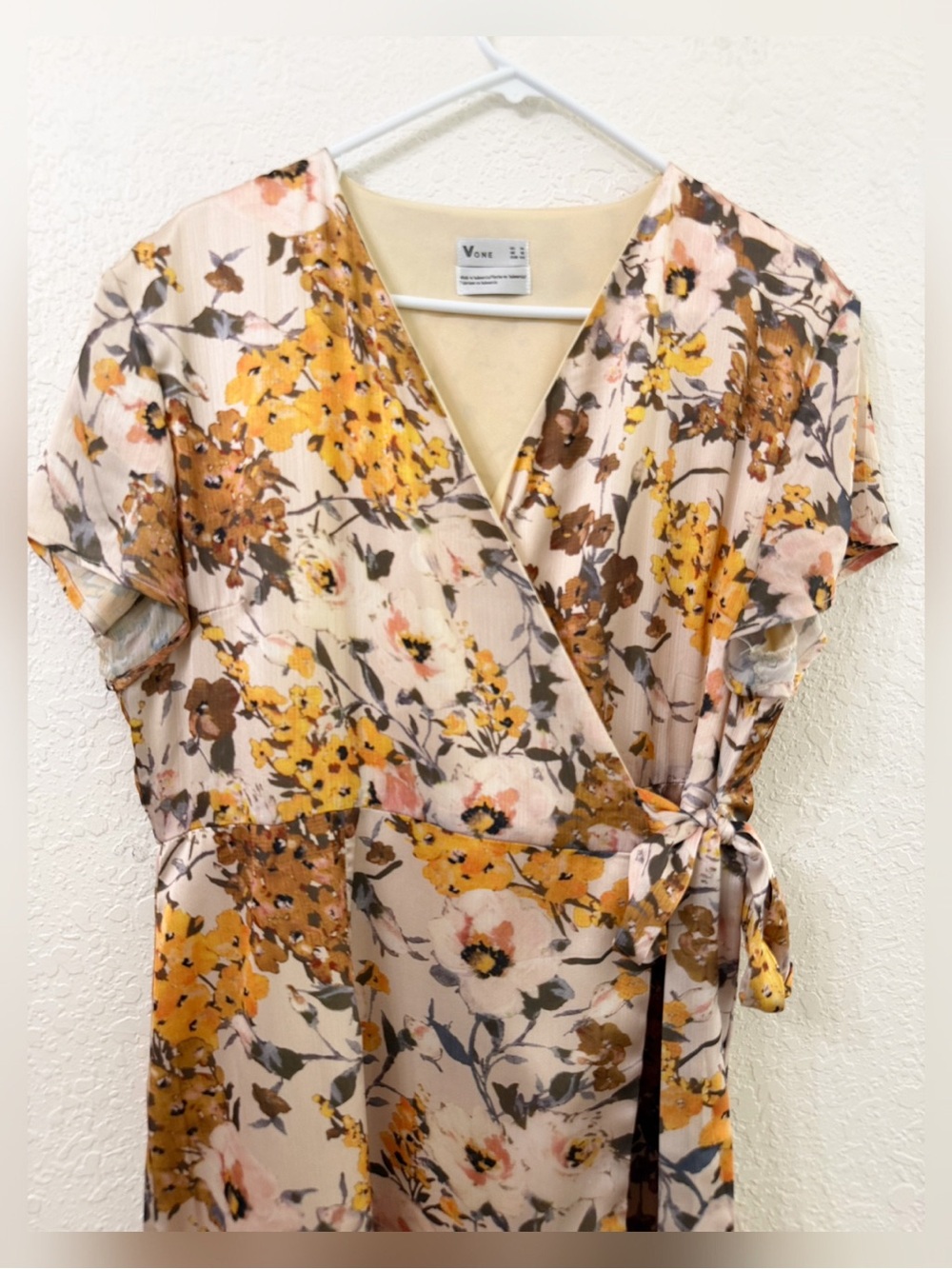 Anthropologie BHLDN VONE Batara Floral Wrap Dress - 14 - Picture 2 of 14